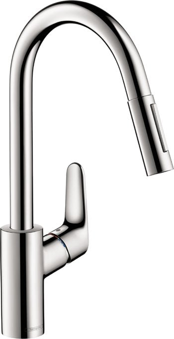 HANSGROHE FOCUS FOCUS HIGHARC KITCHEN FAUCET 2-SPRAY PULL-DOWN 1.5 GPM IN