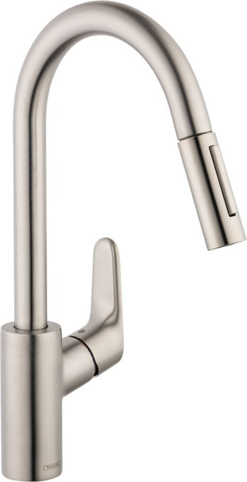 HANSGROHE FOCUS FOCUS HIGHARC KITCHEN FAUCET 2-SPRAY PULL-DOWN 1.5 GPM IN