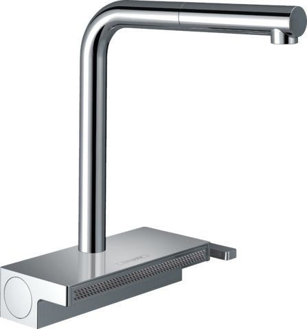HANSGROHE AQUNO SELECT PULL-OUT KITCHEN FAUCET WITH SATINFLOW SPRAY