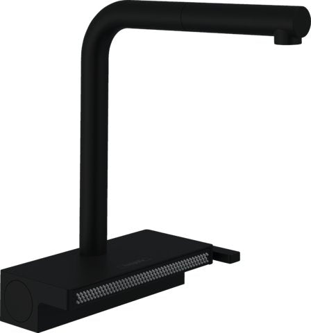 HANSGROHE AQUNO SELECT PULL-OUT KITCHEN FAUCET WITH SATINFLOW SPRAY