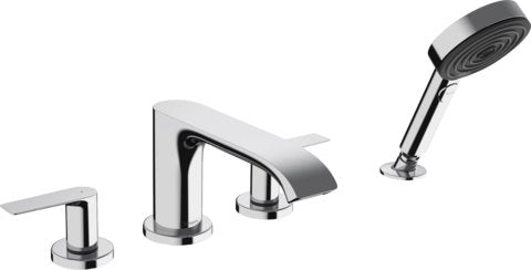 HANSGROHE VIVENIS 4-HOLE ROMAN TUB SET TRIM WITH 1.75 GPM HS