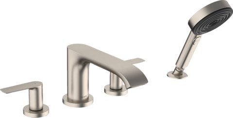 HANSGROHE VIVENIS 4-HOLE ROMAN TUB SET TRIM WITH 1.75 GPM HS