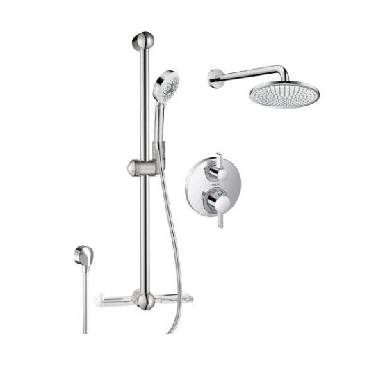HANSGROHE THERMOSTATIC WALL BAR SHOWER KIT