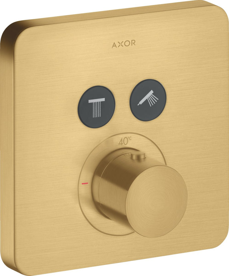 AXOR CITTERIO THERMOSTATIC TRIM SOFTCUBE FOR 2 FUNCTIONS