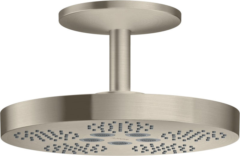 AXOR SHOWERHEAD 280 2-JET WITH CEILING MOUNT TRIM 2.5 GPM