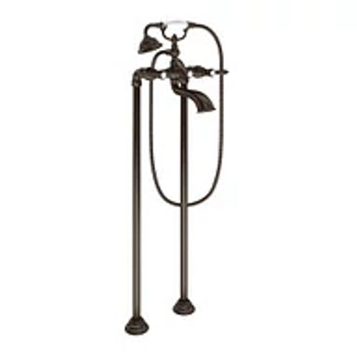 MOEN WEYMOUTH 2H WALMT LVR TUB FILLER