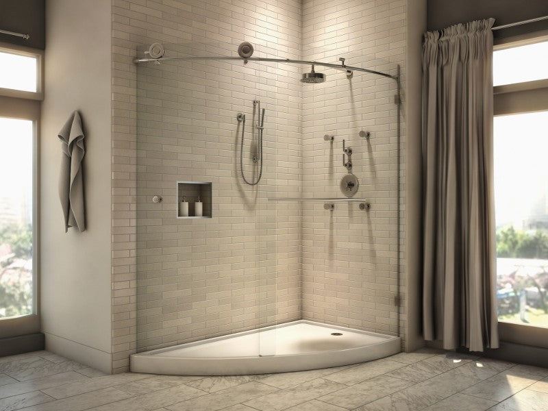Neptune KARMA LUNA shower door sliding opening