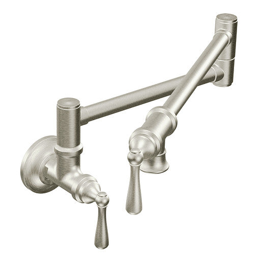 MOEN POT FILLER 2H LVR
