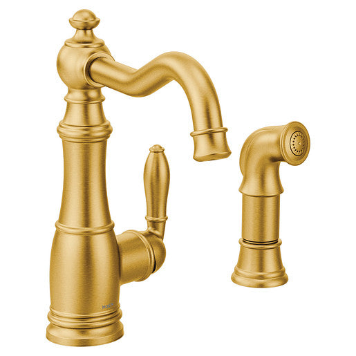 MOEN WEYMOUTH 1 HANDLE KD SIDESPRAY