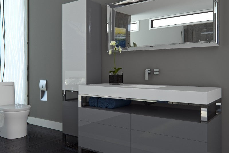 Neptune WISHS48-2-1xMONO White WISH S48-2in polymer sink MONO Drilled