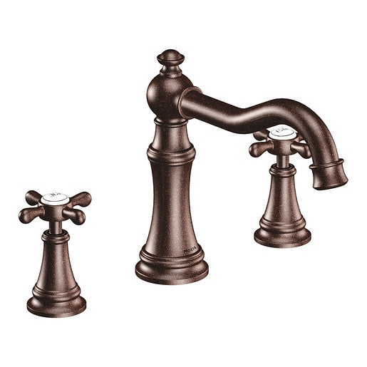 MOEN TRIM WEYMOUTH ROMAN TUB 3H CROSS