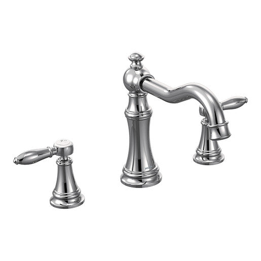 MOEN TRIM WEYMOUTH ROMAN TUB 3H LEVER