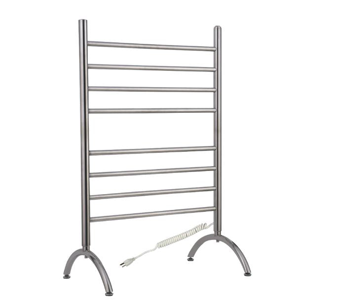 WarmlyYours Barcelona Freestanding Towel Warmer Plug-in 8 Bars