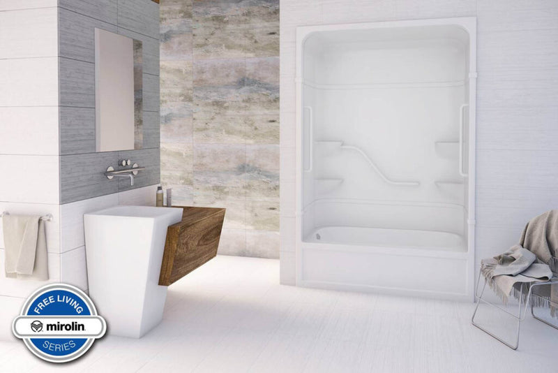 MIROLIN FPL16L1 WHITE FREE LIVING PARKER 16 T/S WHITE BARS
