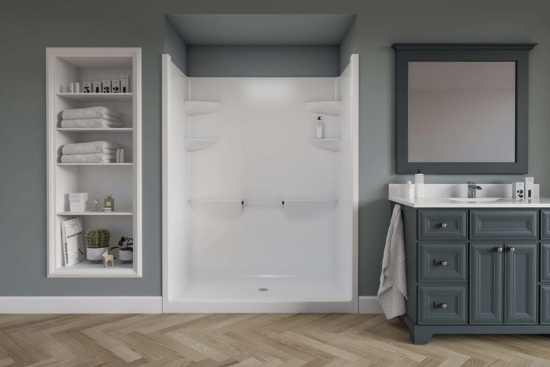 MIROLIN MEL5C1 WHITE MELROSE 5 SHOWER STALL