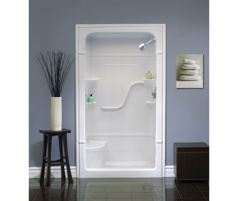 MIROLIN SH43L1 WHITE MADISON 4 MULTI SHOWER STALL