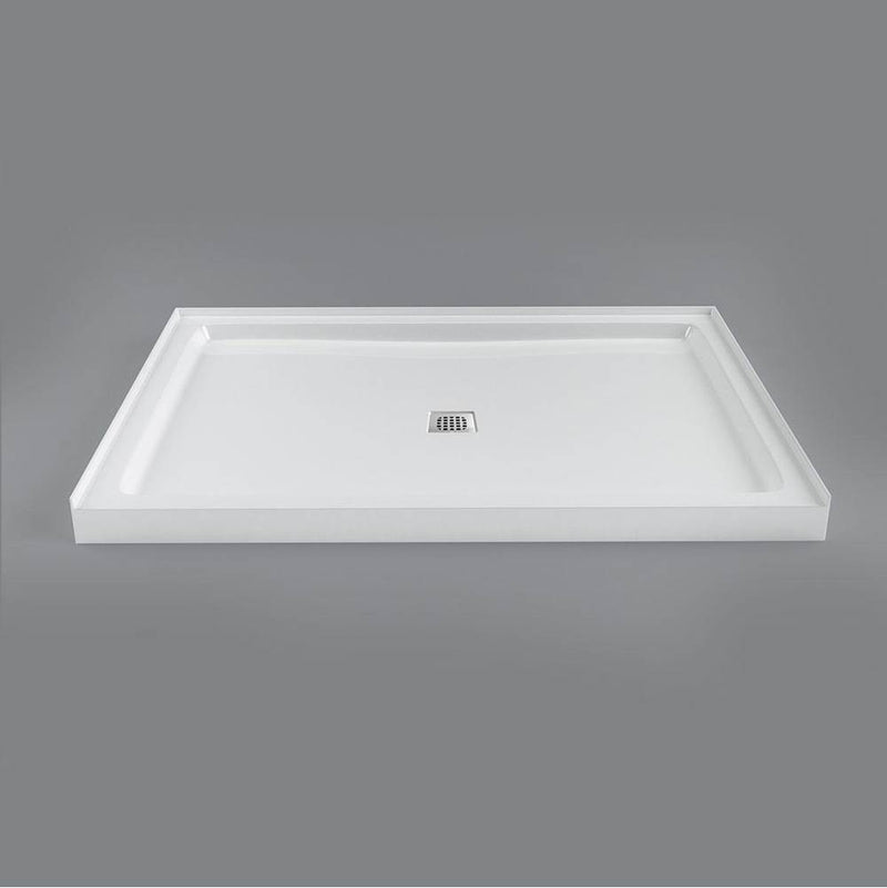 MIROLIN SQD4836A1 WHITE STRADA 48" SQD ALCOVE BASE