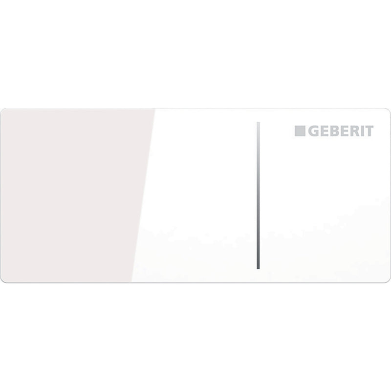 GEBERIT 115.084.SI.1 REMOTE FLUSH ACTUATION TYPE 70 FOR DUAL FLUSH FOR OMEGA CONCEALED CISTERN WHITE GLASS