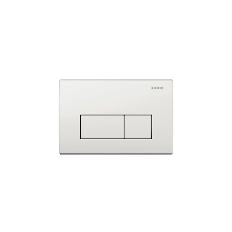 GEBERIT 115.260.11.1 ACTUATOR PLATE KAPPA50 FOR DUAL FLUSH WHITE ALPINE