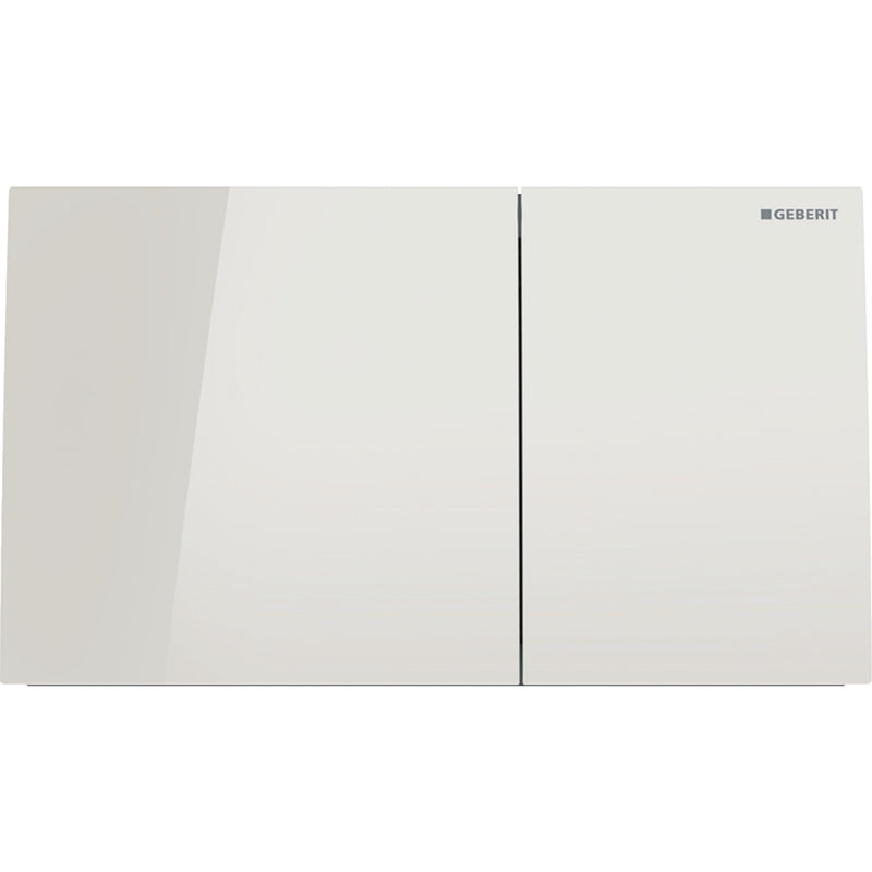 GEBERIT 115.622.JL.1 SIGMA70 ACTUATOR PLATE FOR DUAL FLUSH SAND GREY GLASS