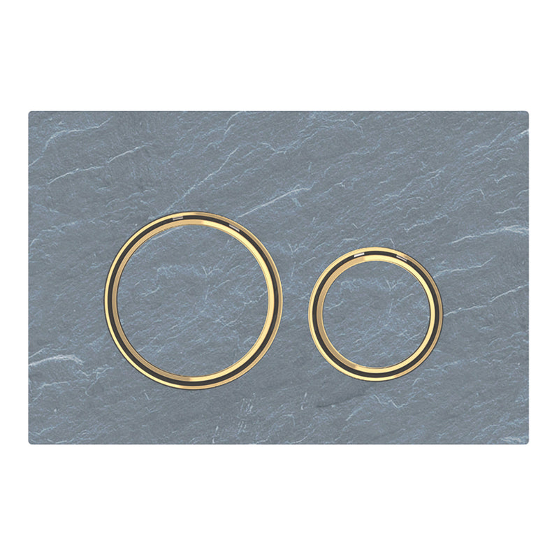 GEBERIT 115.652.JM.1 ACTUATOR PLATE SIGMA21 FOR DUAL FLUSH METAL COLOUR BRASS BRASS MUSTANG SLATE