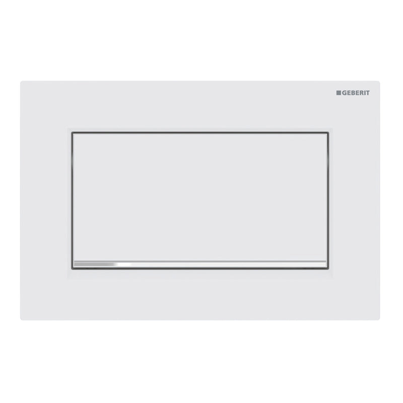 GEBERIT 115.893.JT.1 ACTUATOR PLATE SIGMA30 FOR STOP-AND-GO FLUSH SCREWABLE WHITE