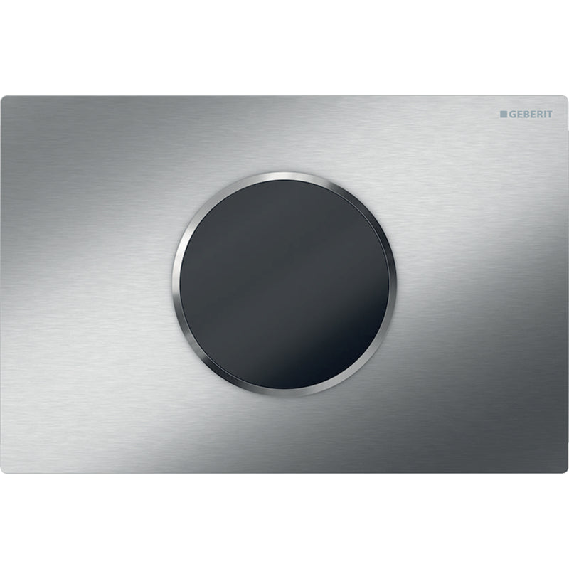 GEBERIT 115.908.SN.6 WC FLUSH CONTROL WITH DUAL FLUSH SIGMA10 ACTUATOR PLATE BRUSHED