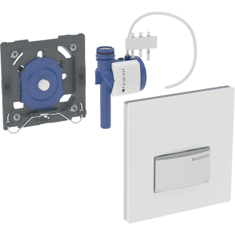 GEBERIT 116.016.00.5 URINAL FLUSH CONTROL WITH PNEUMATIC FLUSH ACTUATION ACTUATOR PLATE TYPE 50