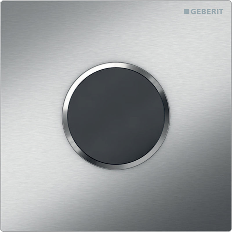 GEBERIT 116.035.SN.1 URINAL FLUSH CONTROL WITH COVER PLATE TYPE 10 STAINLESS STEEL