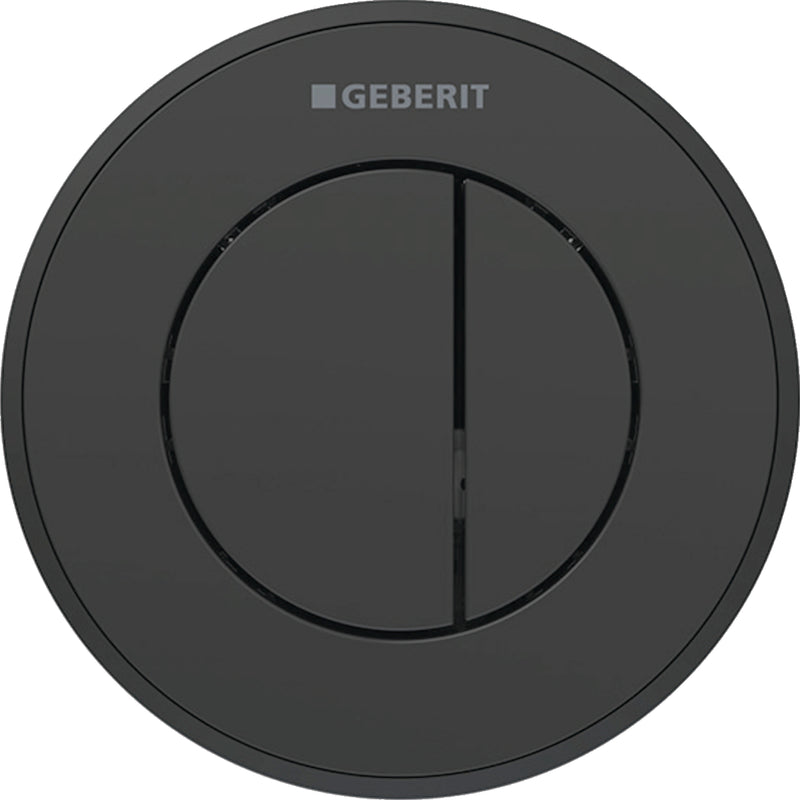 GEBERIT 116.055.DW.1 TYPE 10 REMOTE FLUSH ACTUATION PNEUMATIC FOR DUAL FLUSH CONCEALED ACTUATOR BLACK MATT BLACK
