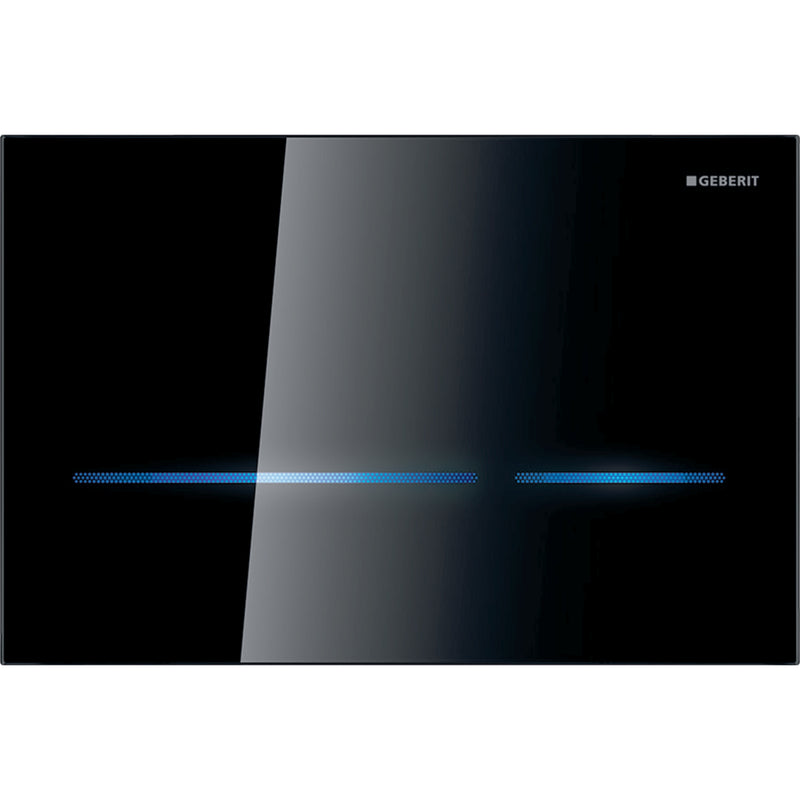 GEBERIT 116.090.SG.1 WC FLUSH CONTROL WITH DUAL FLUSH ACTUATOR PLATE SIGMA80 TOUCHLESS BLACK