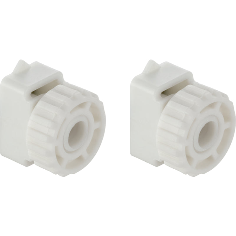 GEBERIT 242.046.00.1 SET OF PLASTIC UNION NUTS FOR THREADED ROD M8 2 PC.