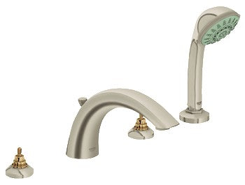 GROHE 25072 Arden 4-hole Roman Tub w Handshower