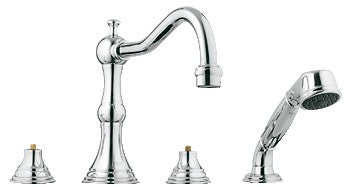 GROHE 25080 Bridgeford 4-Hole Roman Tub Filler