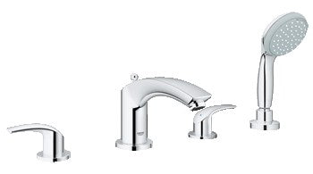 GROHE 25170 Eurosmart Roman Tub Filler 2 hdl with hand shower