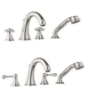 GROHE 25506 Geneva Roman Tub Filler w handshower