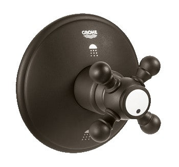 GROHE 19219 Geneva 3-Port Diverter Trim Cross Handle