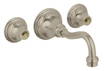 GROHE 20135 Bridgeford Lavatory Wall Trim 7 spout