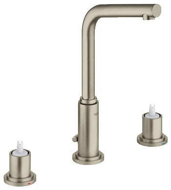 GROHE 20384 Atrio 2 handle basin 3-hole swivel spout faucet