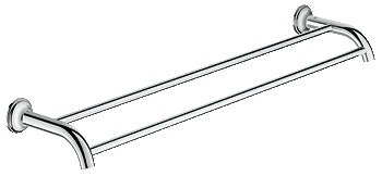 GROHE 40654 Essentials Authentic Double Towel Bar 24