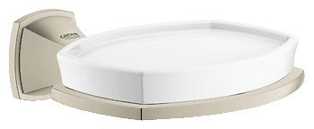 Grohe 40628 Grandera Ceramic Soap Dish with Holder
