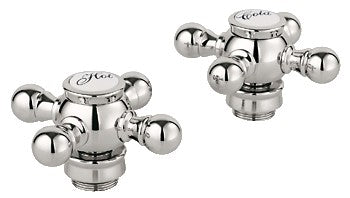 GROHE 18733 Geneva Cross Handles Pair