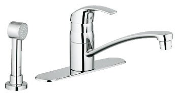 GROHE 31352 Eurosmart Kitchen Faucet 2-hole wSS escutcheon