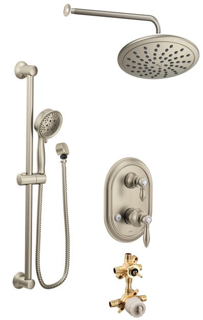 Moen Weymouth KIT423WE 2-way M-Core3 Shower Kit with built-in Diverter - non Sharing