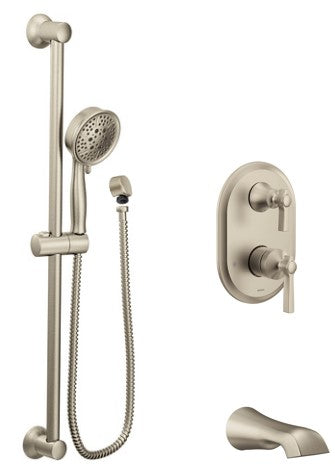 Moen Flara KIT424FL 2-way M-Core3 shower kit with built-in diverter - non Sharing
