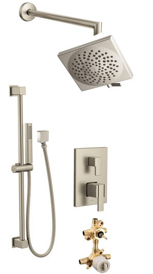 Moen 90 KIT423SQ 2-way M-Core3 shower kit with built-in diverter - non Sharing