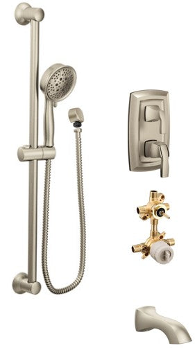 Moen Voss KIT424VS 2-way M-Core3 shower kit with built-in diverter - non Sharing