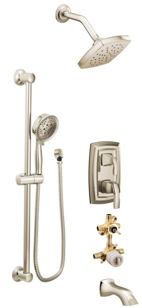 Moen Voss KIT534VS 3-way M-Core3 shower kit with built-in diverter - Sharing