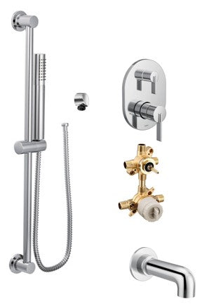 Moen Cia KIT424CI 2-way M-Core3 shower kit with built-in diverter - non Sharing