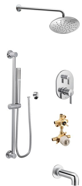 Moen Cia KIT534CI 3-way M-Core3 shower kit with built-in diverter - Sharing